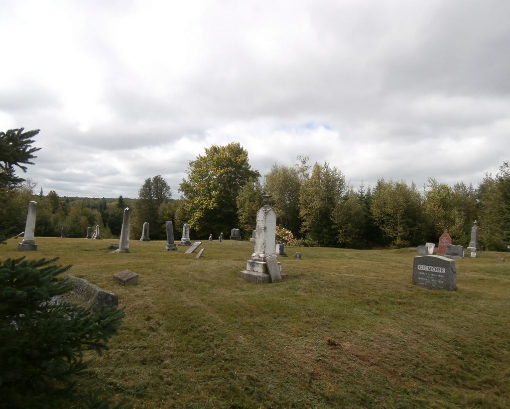 Historic headstone in Meeting Creek Cemetery